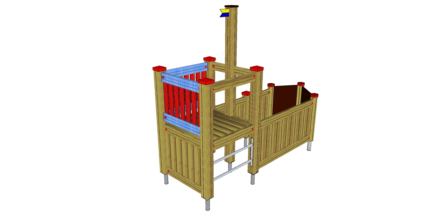 Zahradní loď PARNÍK  DP 063