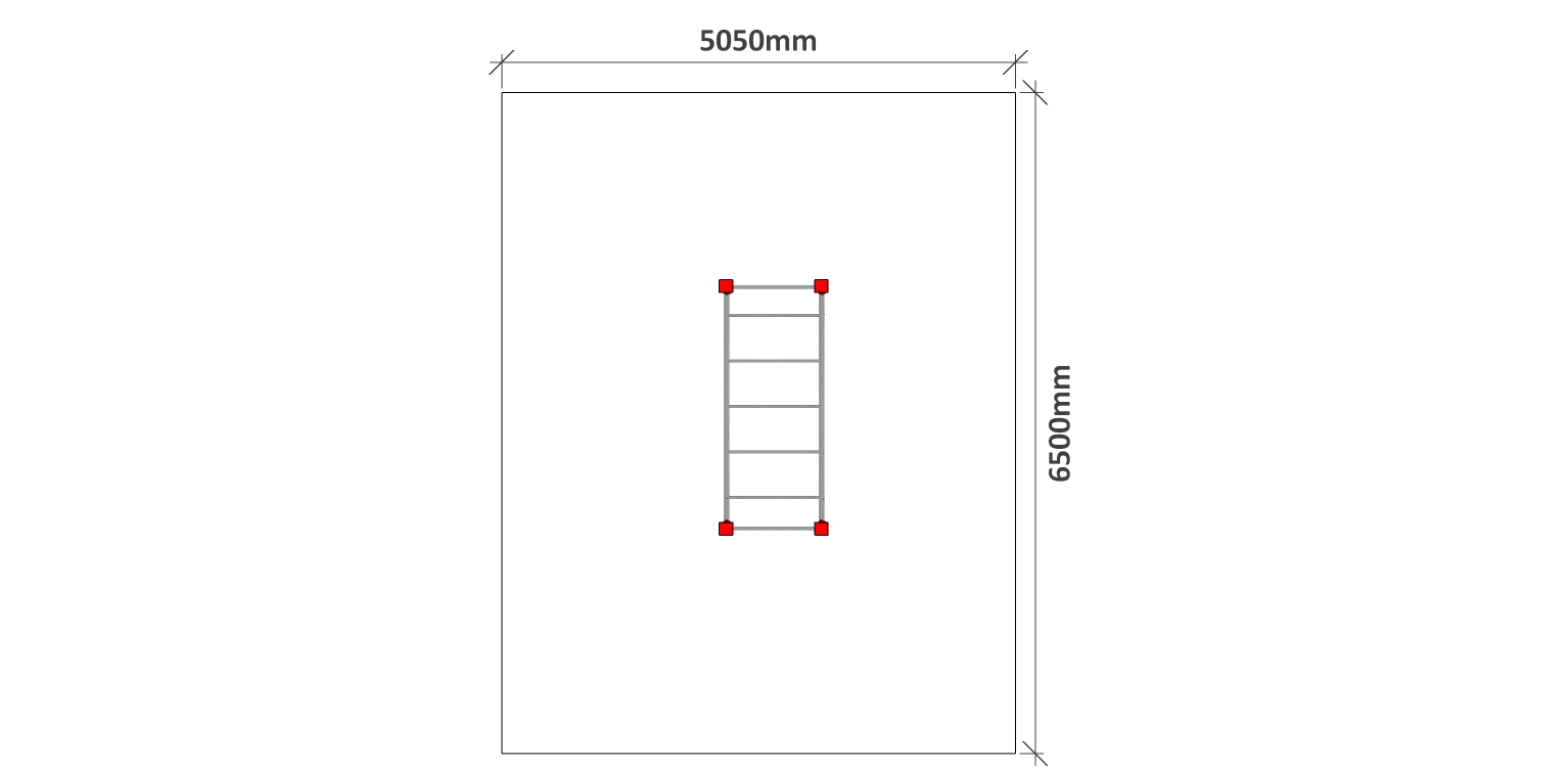 Ručkovací žebřík OBLOUK   SB 013