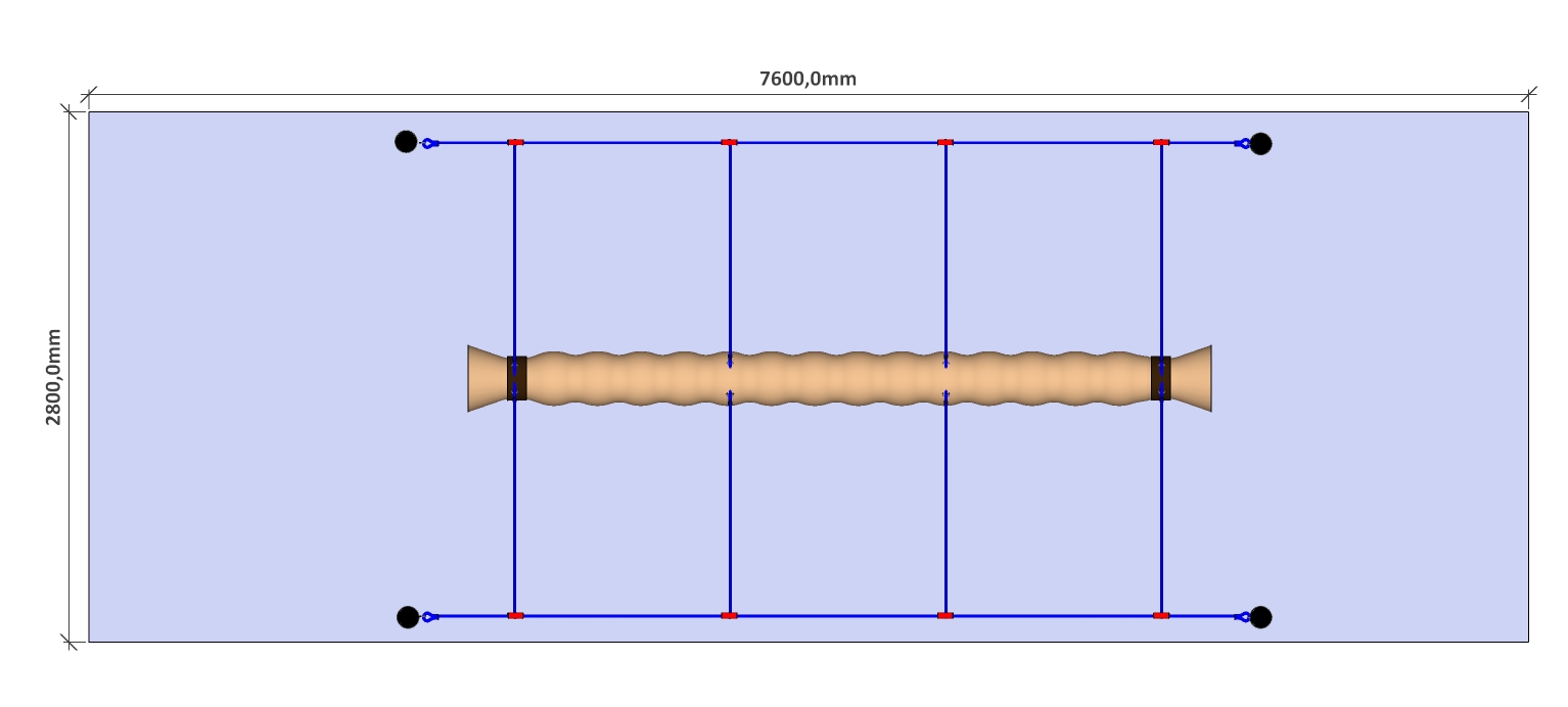 Závěšená kláda / kladina - houpadlo SB 024