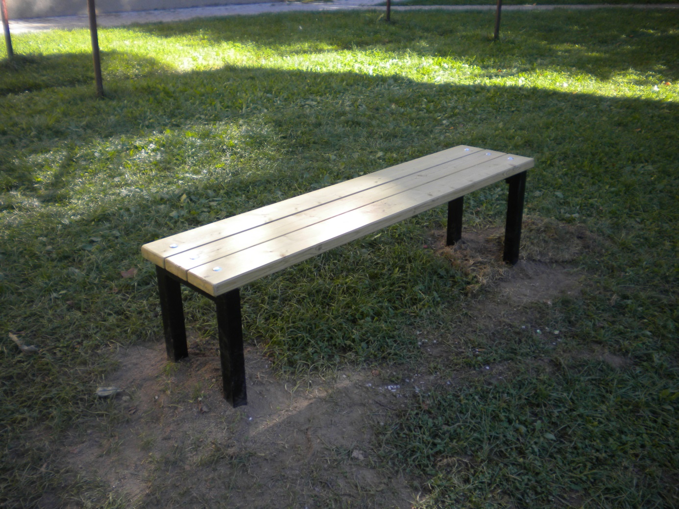 Lavička parková bez opěradla