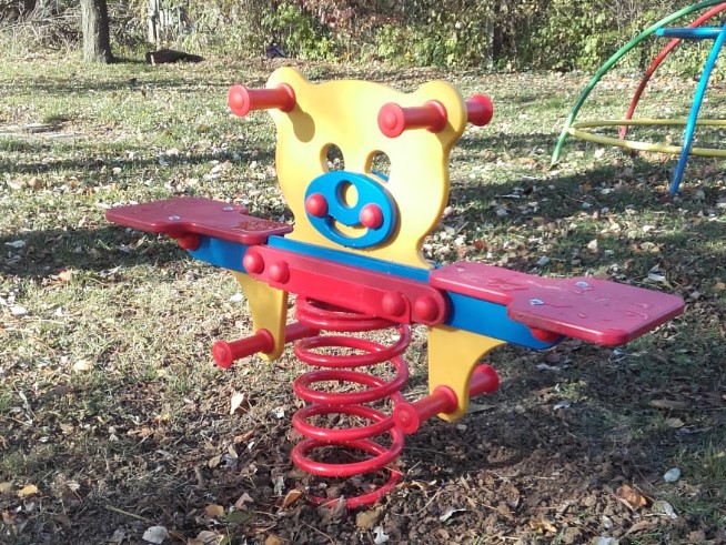 Pružinové houpadlo MEDVĚD  HP 021