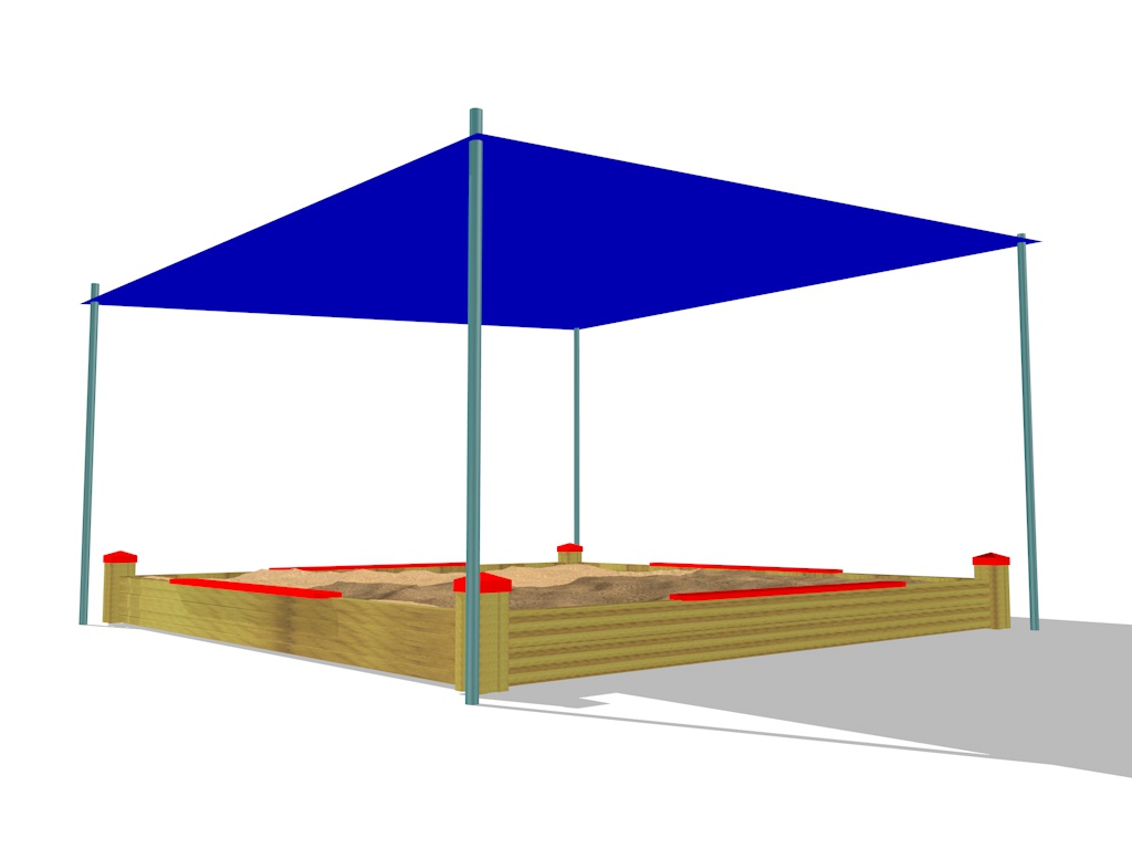 Pískoviště se zastíněním  DP 015