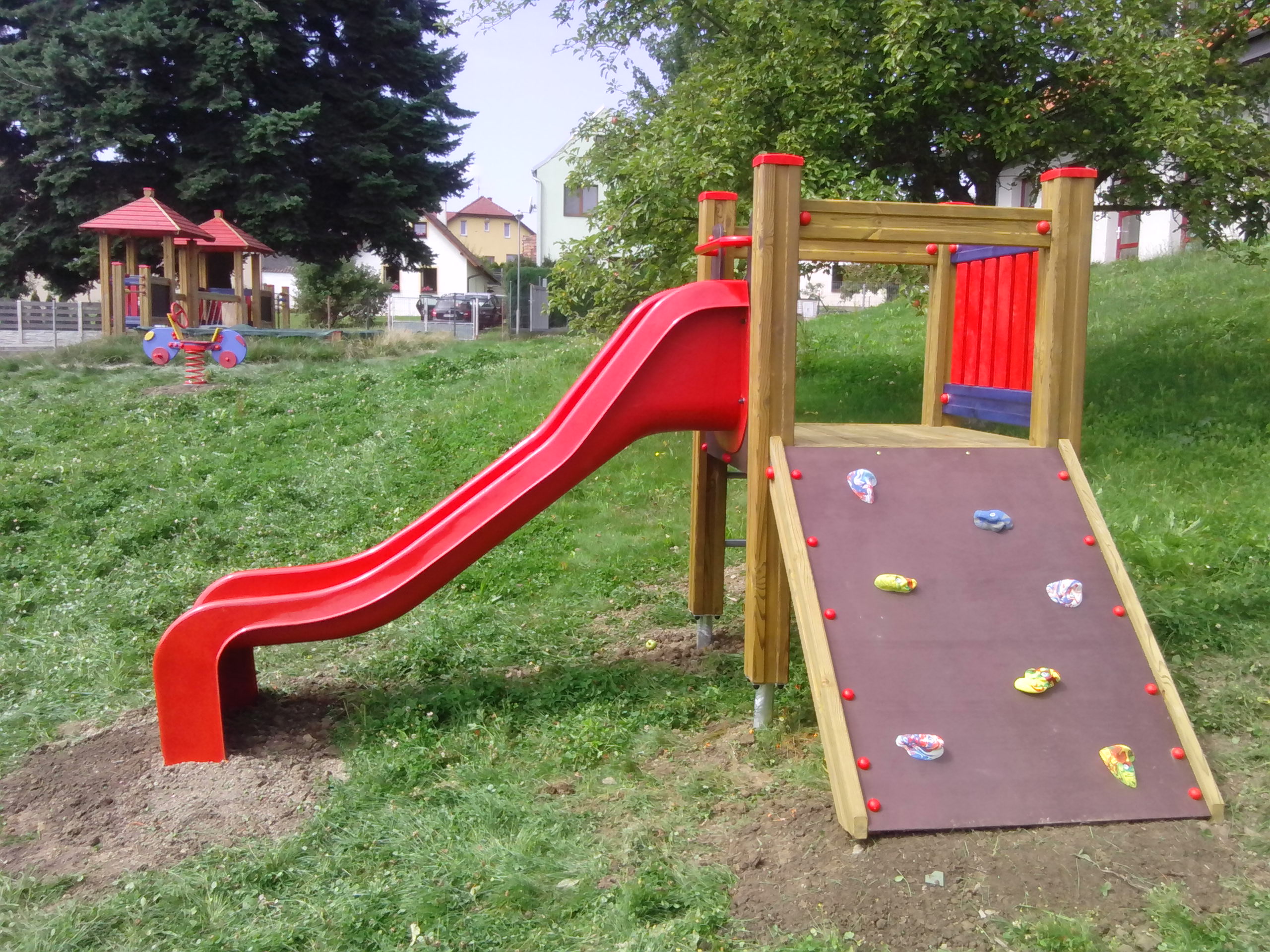 Skluzavka s podestou V1B_A 1 metr