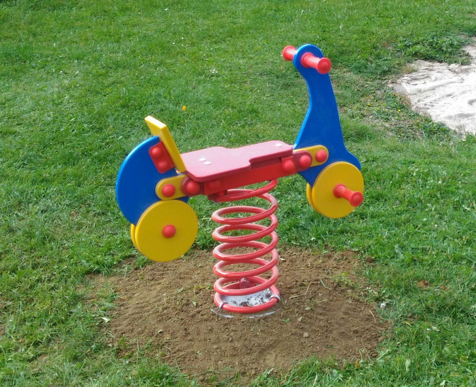 Pružinové houpadlo  Motorka   HP 006