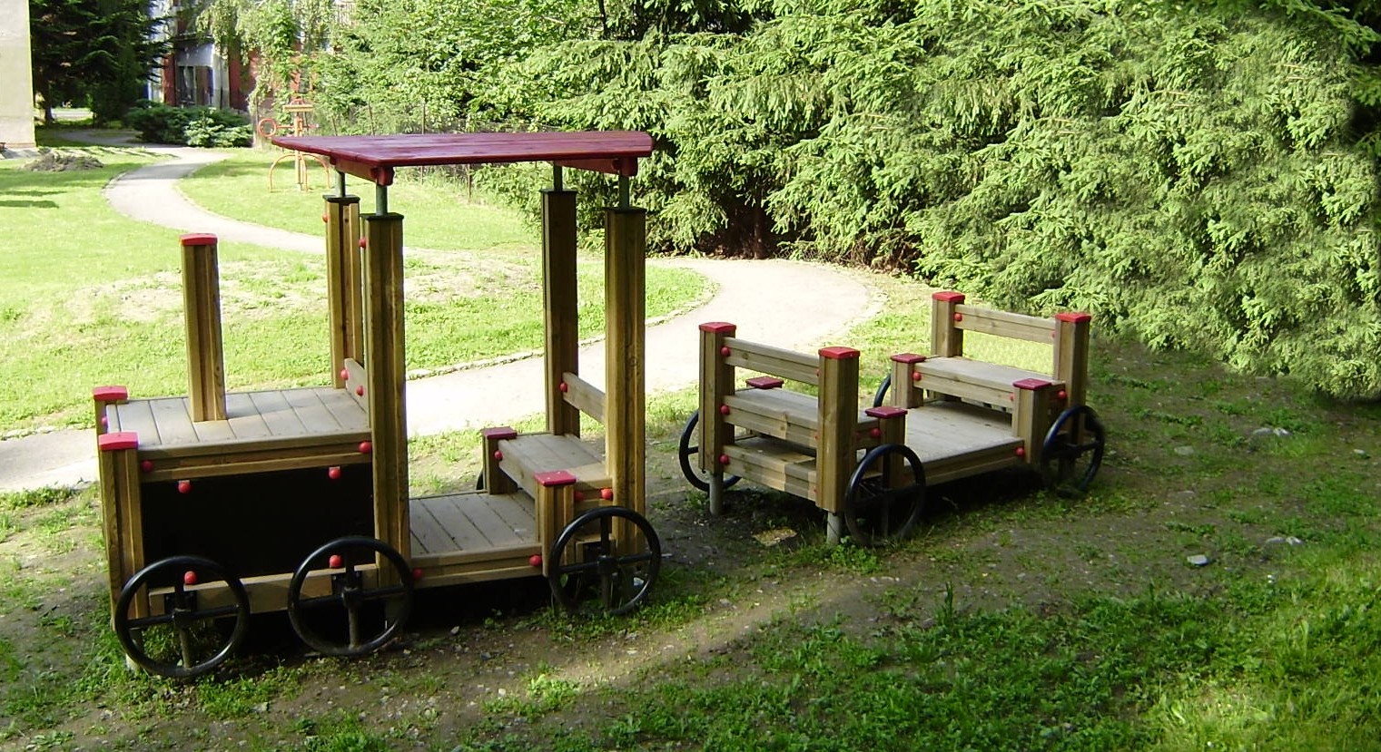 Zahradní vláček SHORT  DP 022