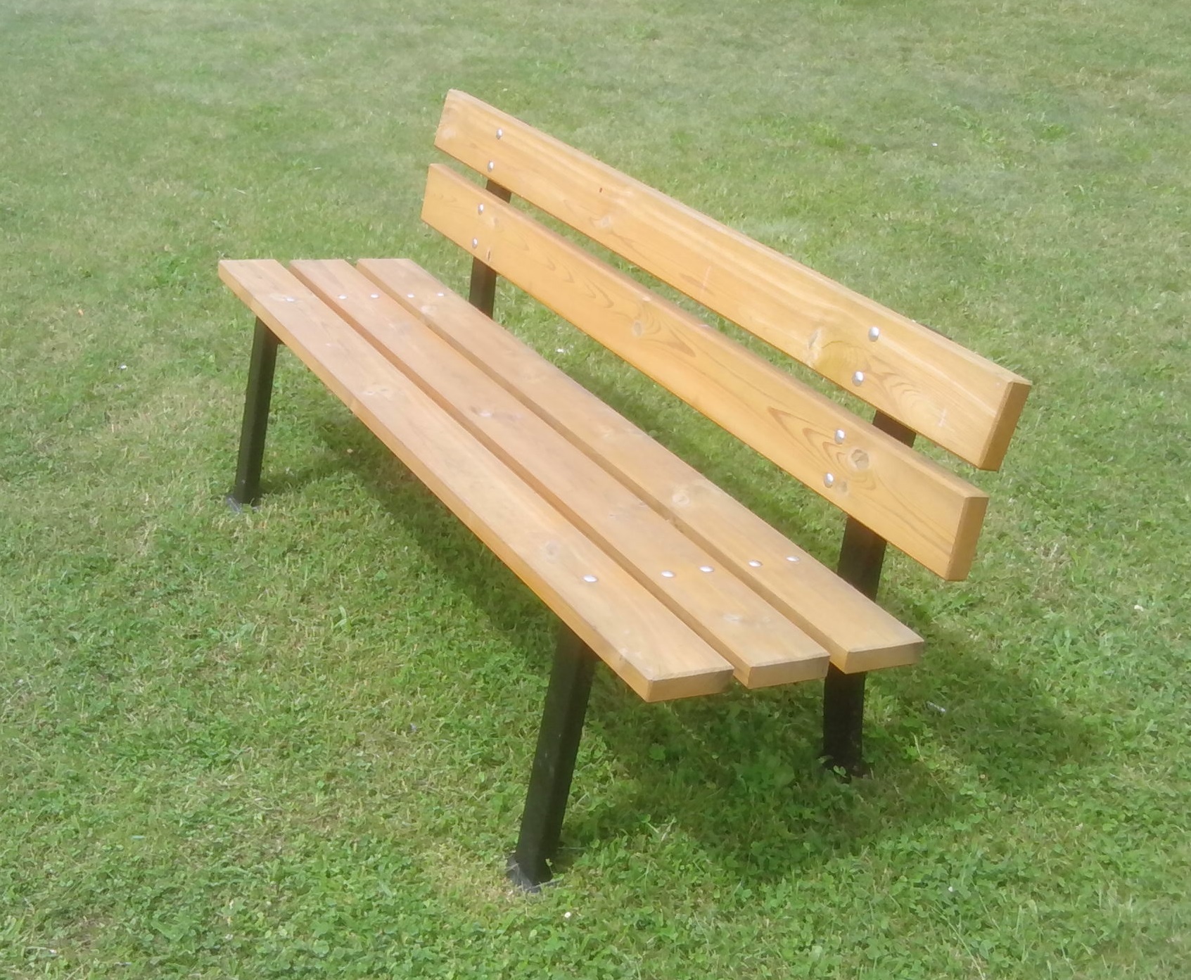 Lavička parková s opěradlem