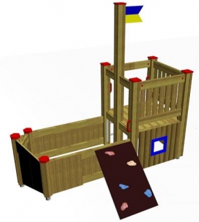 Zahradní loď PARNÍK  DP 063