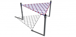 Balační lezecí síť horizontální  TRIANGL LP 050