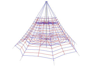 Lanová šplhací PYRAMIDA VI. LP 126