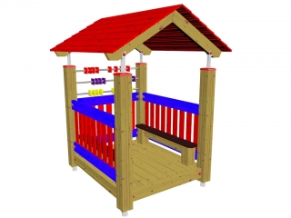 Domek na zahradu s počítadlem   DP 055